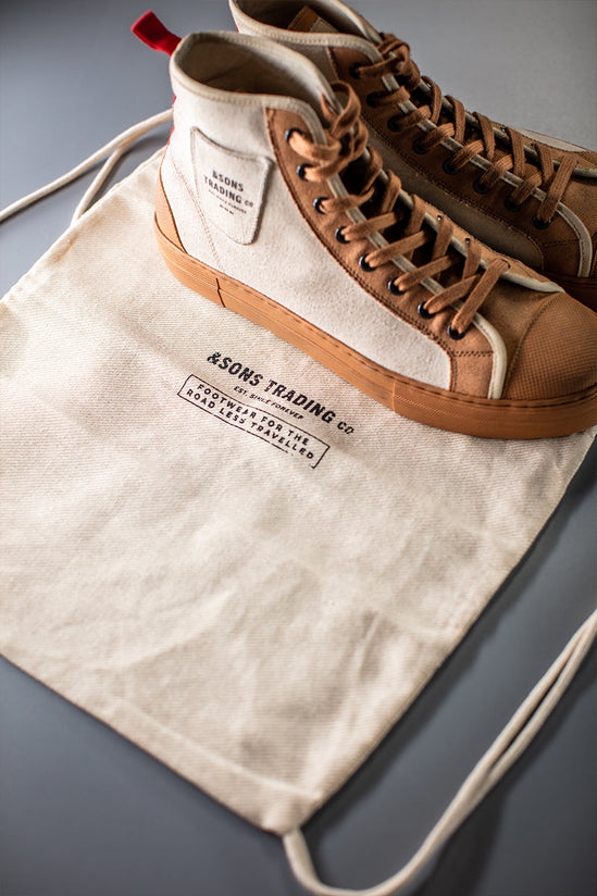 &SONS New Baseline Basketball Hi Top Raw