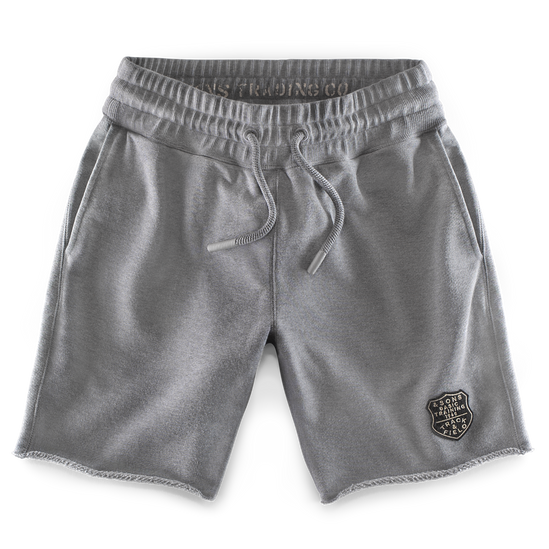 Track Cut-Off Shorts Grey Marl