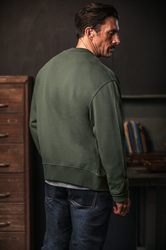 Malone Bomber Sweat Green