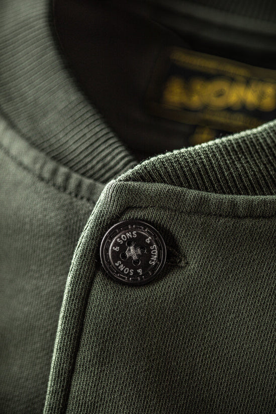 Malone Bomber Sweat Green