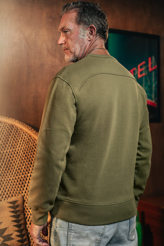 Pi Omega Sweatshirt Olive Green
