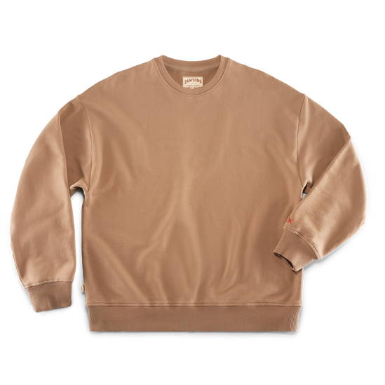 Damsons Earth Relaxed Crew Sweatshirt Brown