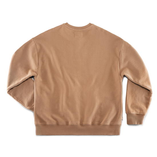 Damsons Earth Relaxed Crew Sweatshirt Brown