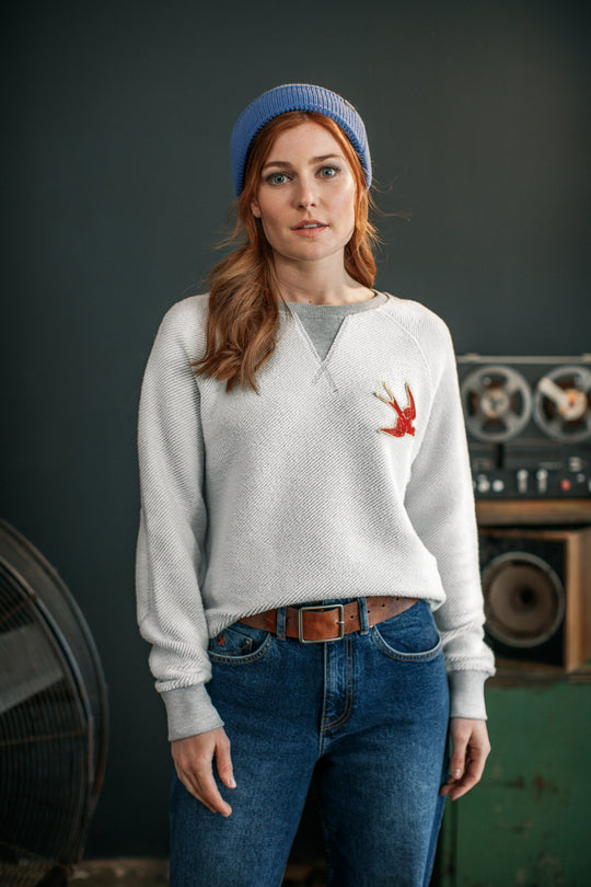Damsons Swoop Sweatshirt Raw