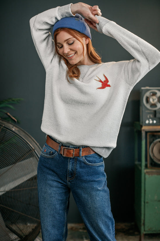 Damsons Swoop Sweatshirt Raw