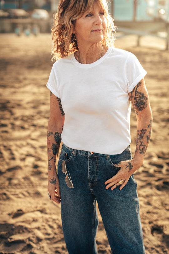 Damsons Classic T-Shirt White