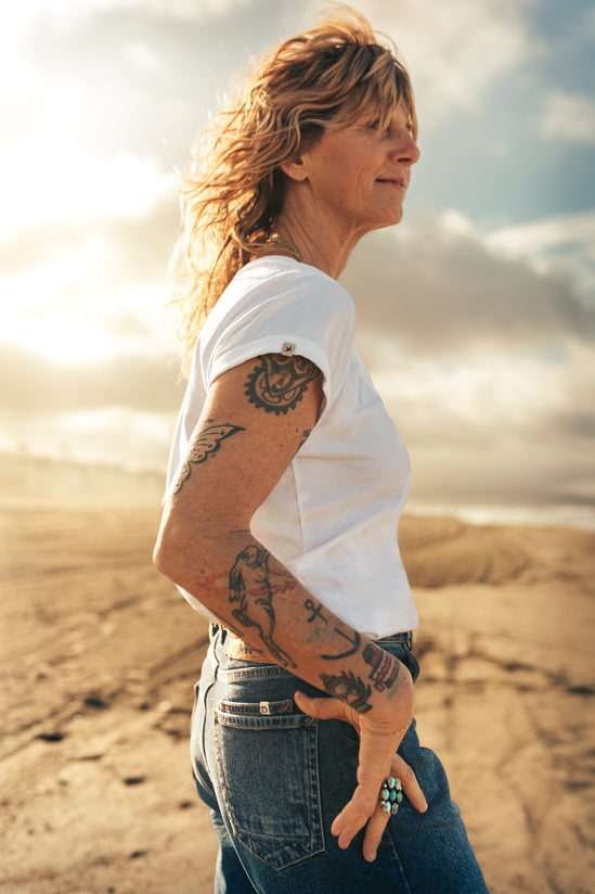 Damsons Classic T-Shirt White