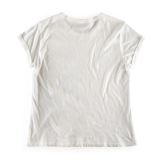 Damsons D Crew T-Shirt White