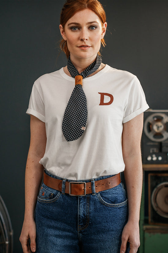 Damsons D Crew T-Shirt White