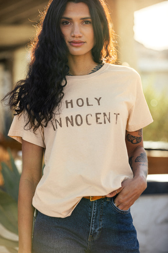 Damsons Innocent Relaxed T-Shirt Griege
