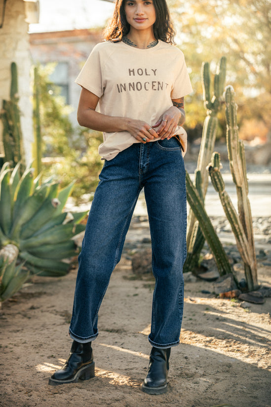 Damsons Innocent Relaxed T-Shirt Griege