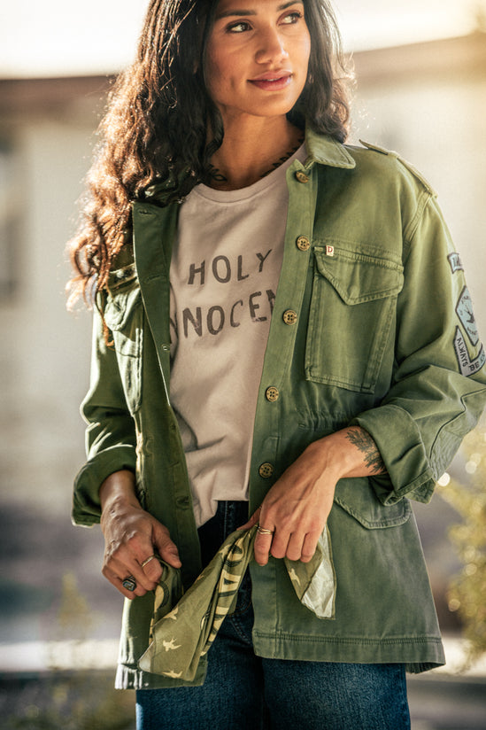 Damsons Innocent Relaxed T-Shirt Griege