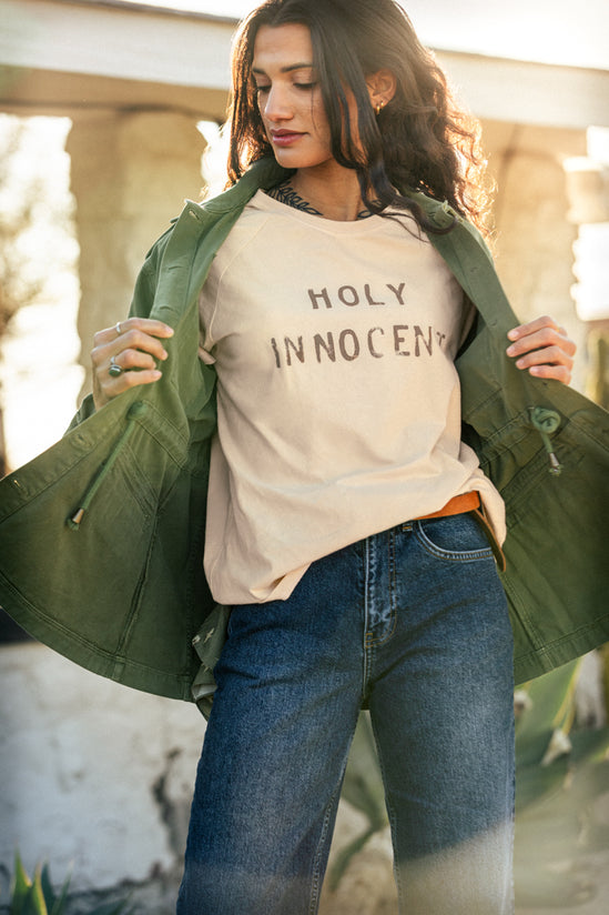 Damsons Innocent Relaxed T-Shirt Griege