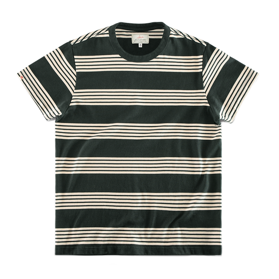 McQueen Burbank Stripe T-Shirt Black/White