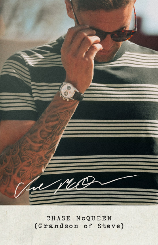 McQueen Burbank Stripe T-Shirt Black/White