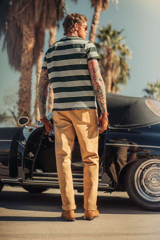 McQueen Burbank Stripe T-Shirt Black/White