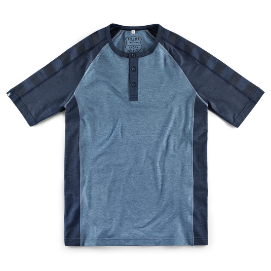 &SONS Basic Training Short Sleeve Tee Navy Marl
