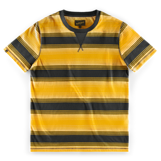 Slater T-Shirt Gold Stripe