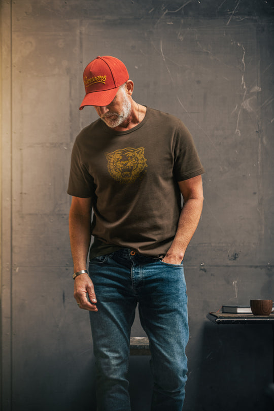 Tiger Strike T-Shirt Dark Brown