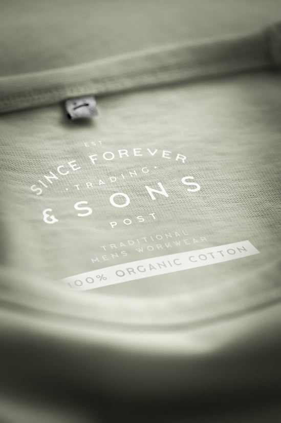 &SONS Boxer T-Shirt Seagrass