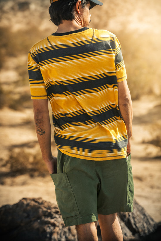 Slater T-Shirt Gold Stripe