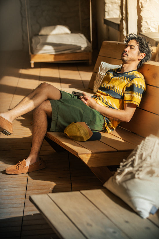 Slater T-Shirt Gold Stripe