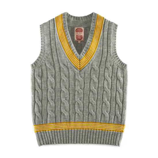 Pavilion Cricket Tank Grey Marl