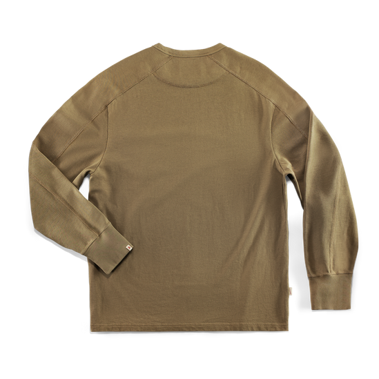 Shaw Long Sleeve Pocket Top Khaki