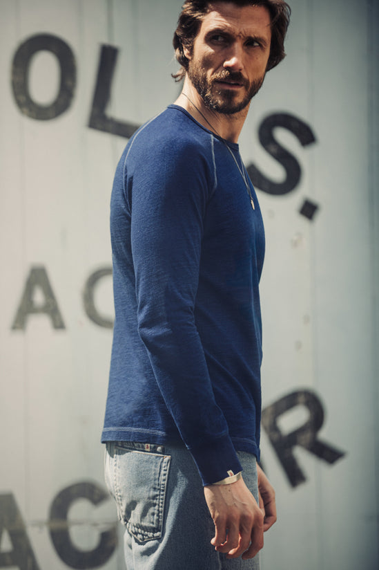 Royale Long Sleeve Top Indigo