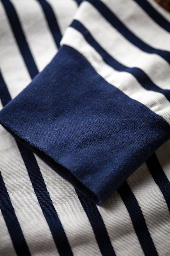 Damsons Jean Breton Top Navy