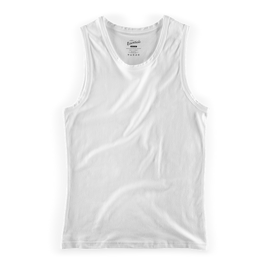 &SONS Essentials Vest White