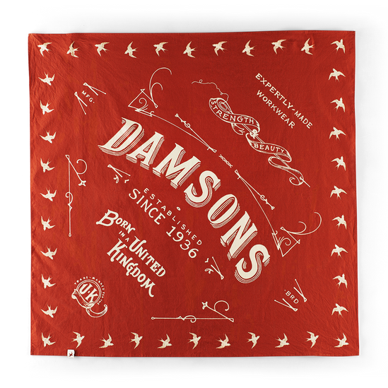 Damsons Bandana Red