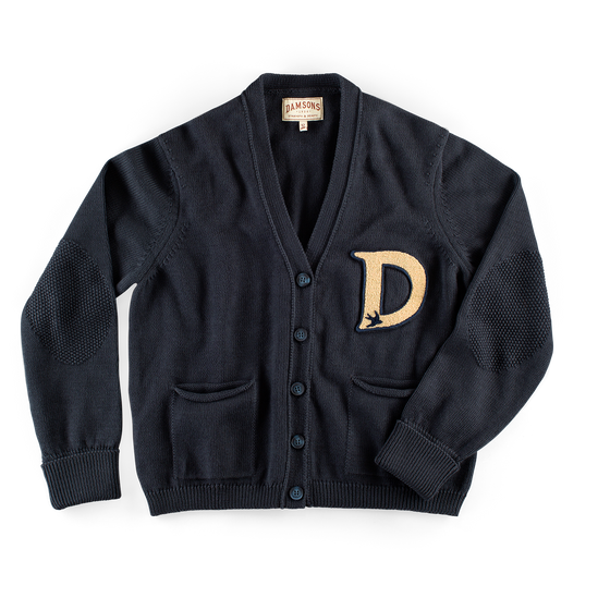 Damsons College Cardigan Navy