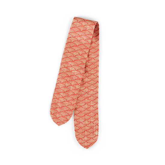 Damsons Landgirl Waves Headscarf Red