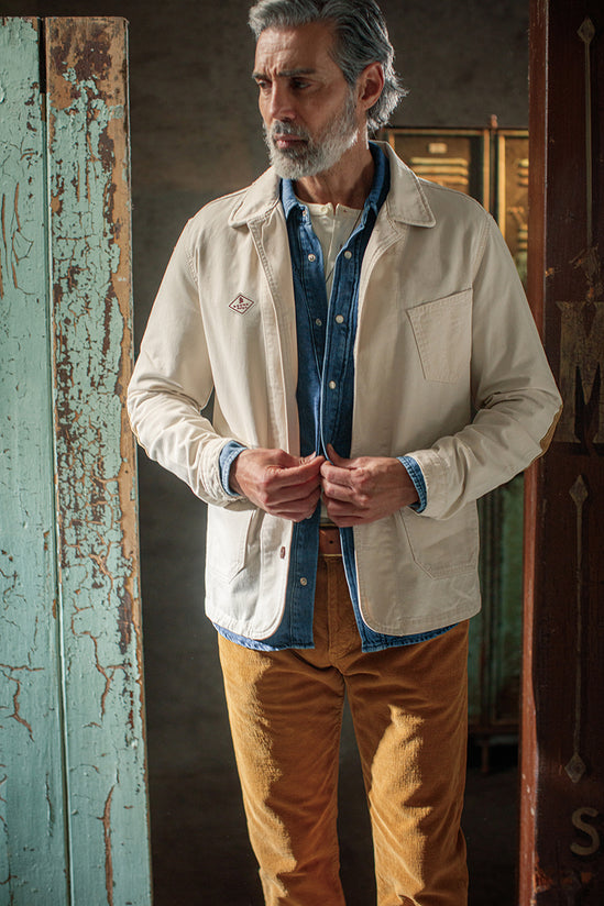 &SONS Carver Jacket Ecru