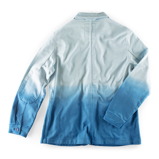 Damsons Chore Jacket Blue Ombrë