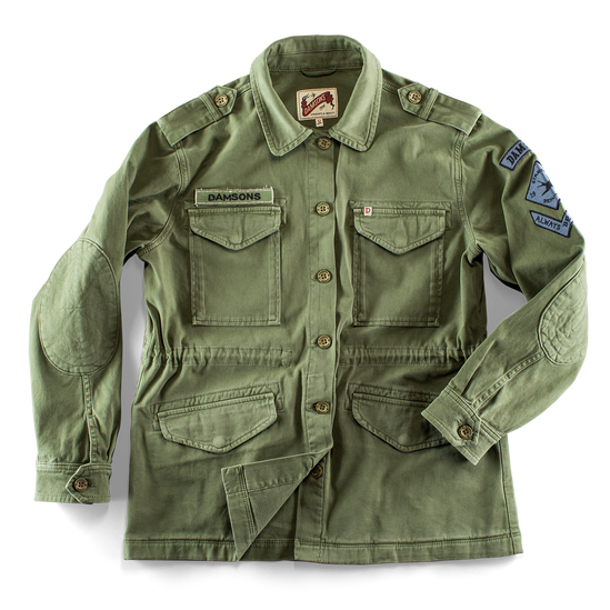 Damsons Combat Jacket Army Green