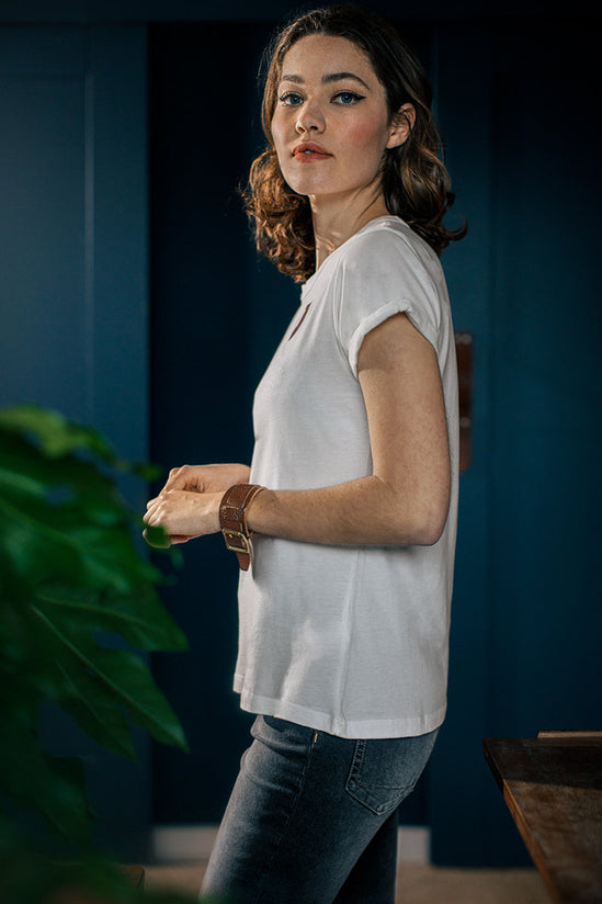 Damsons Leather Wrist Cuff Tan