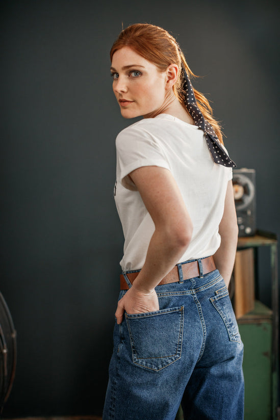 Damsons Herald T-Shirt White