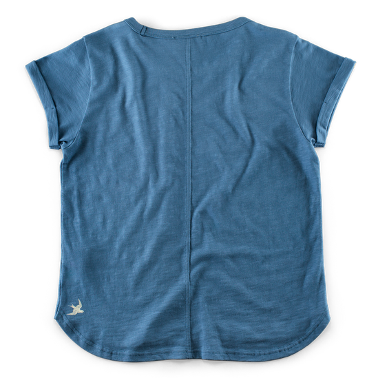 Damsons Rock T-Shirt Dusty Blue
