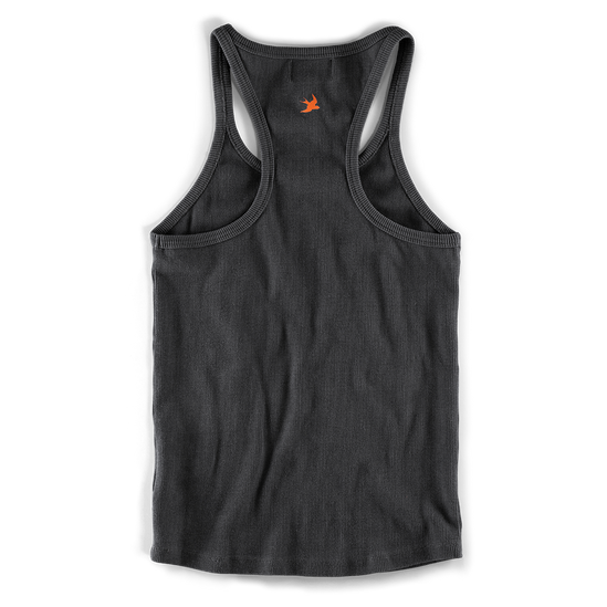 Damsons Tank Racer Vest Black