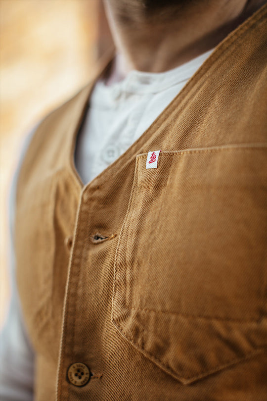 Lincoln Waistcoat Dark Tan