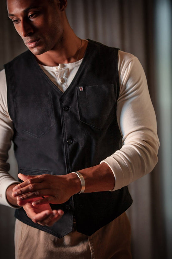 Black Lincoln Waistcoat / Vest