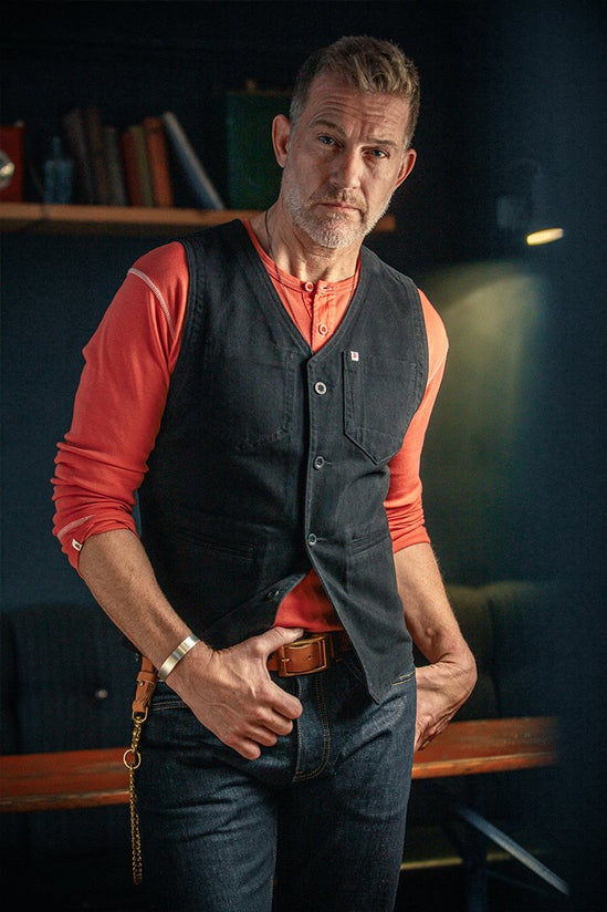 Black Lincoln Waistcoat / Vest