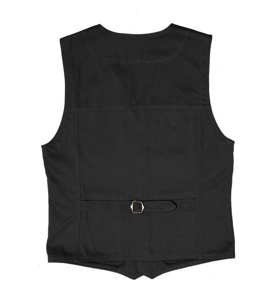 Black Lincoln Waistcoat / Vest