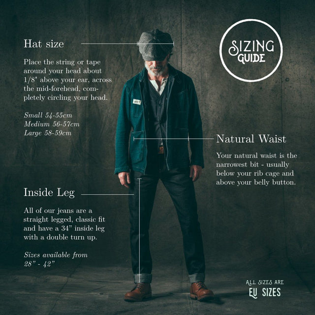 &SONS® Sizing chart