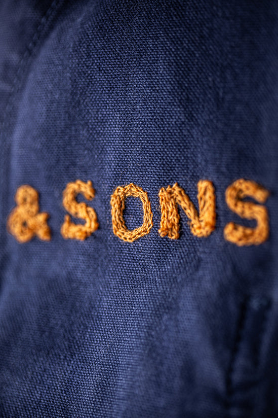 Editions Embroidery Hirst Chore Jacket Navy