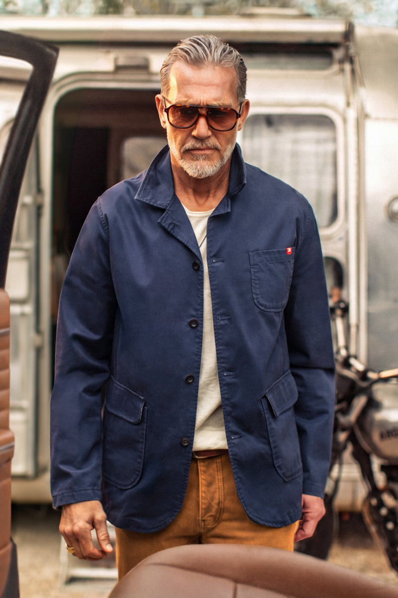 &SONS Hemingway Suit Jacket Midnight Blue