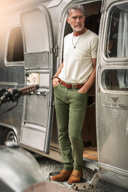 Brandon Overdyed Jean Army Green