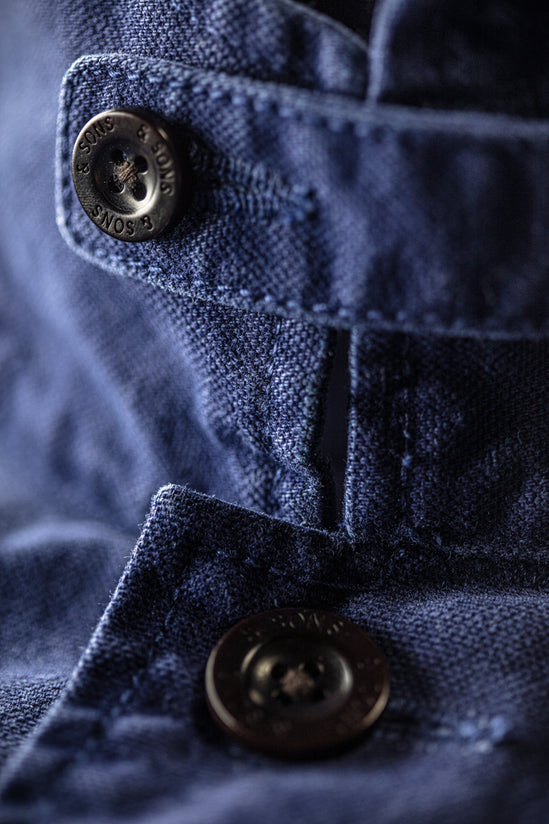 Editions Embroidery Hirst Chore Jacket Navy